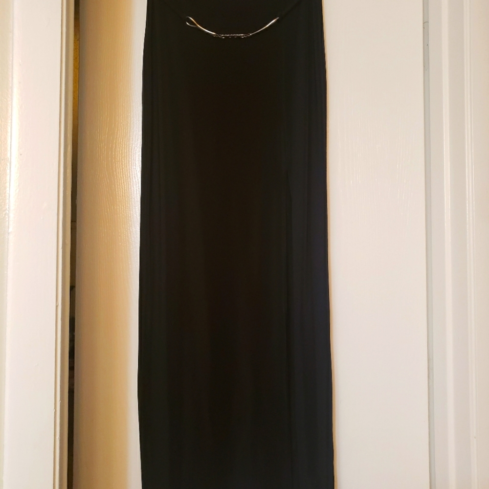 Long black skirt